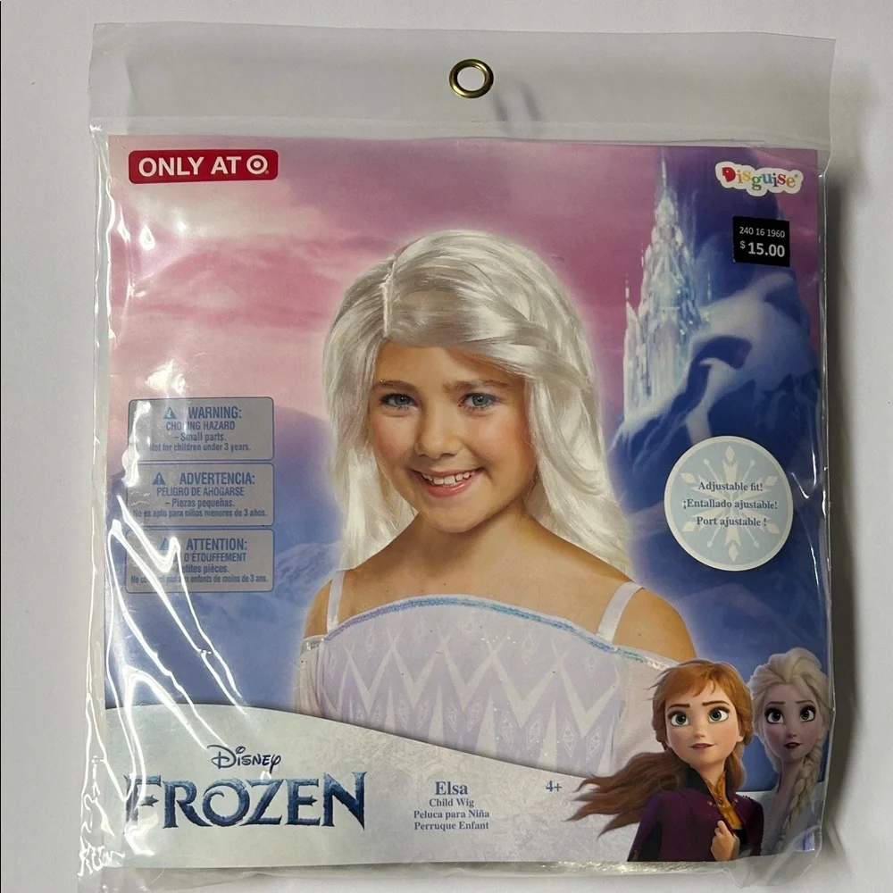 Disney Frozen Elsa Dress with White and Blue Accents